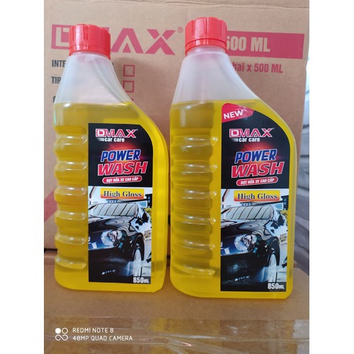 Bọt rửa xe DMAX Power Wash Gloss 850 ml